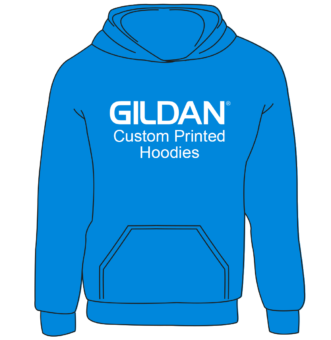 old gold gildan hoodie